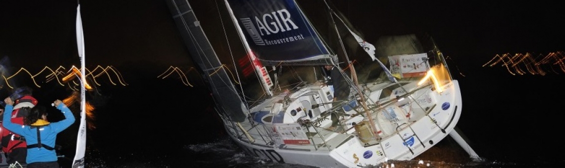 “Lorient-Horta Solo 2014”: Adrien Hardy first place in Figaro class